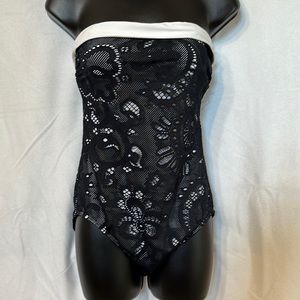 Ralph lauren one puce swim suit